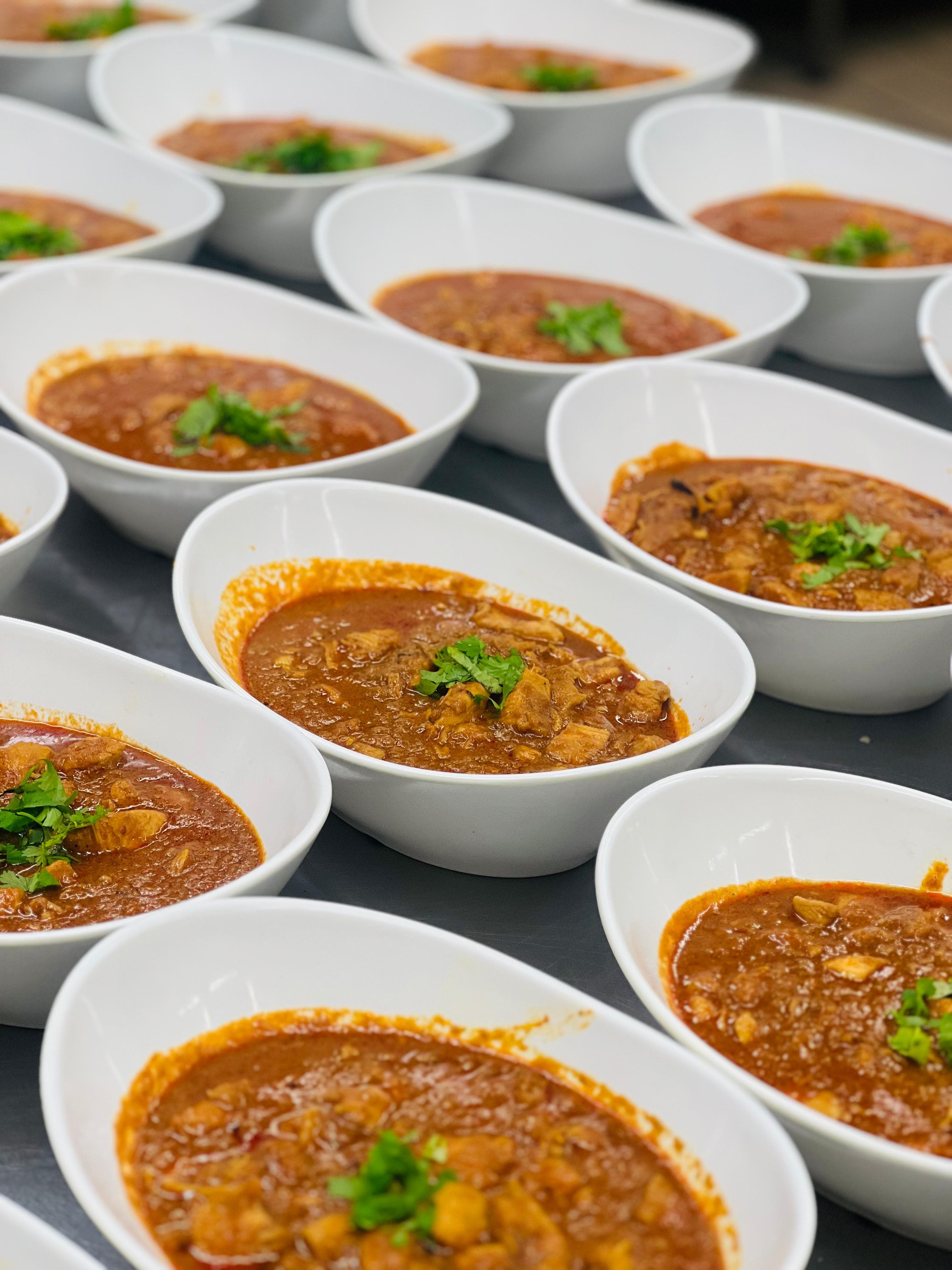 Fresh prepared curries